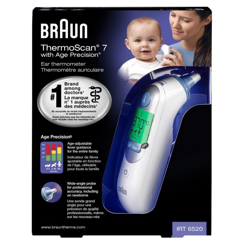 Braun IRT6520 Thermoscan 7 Thermometer (White)